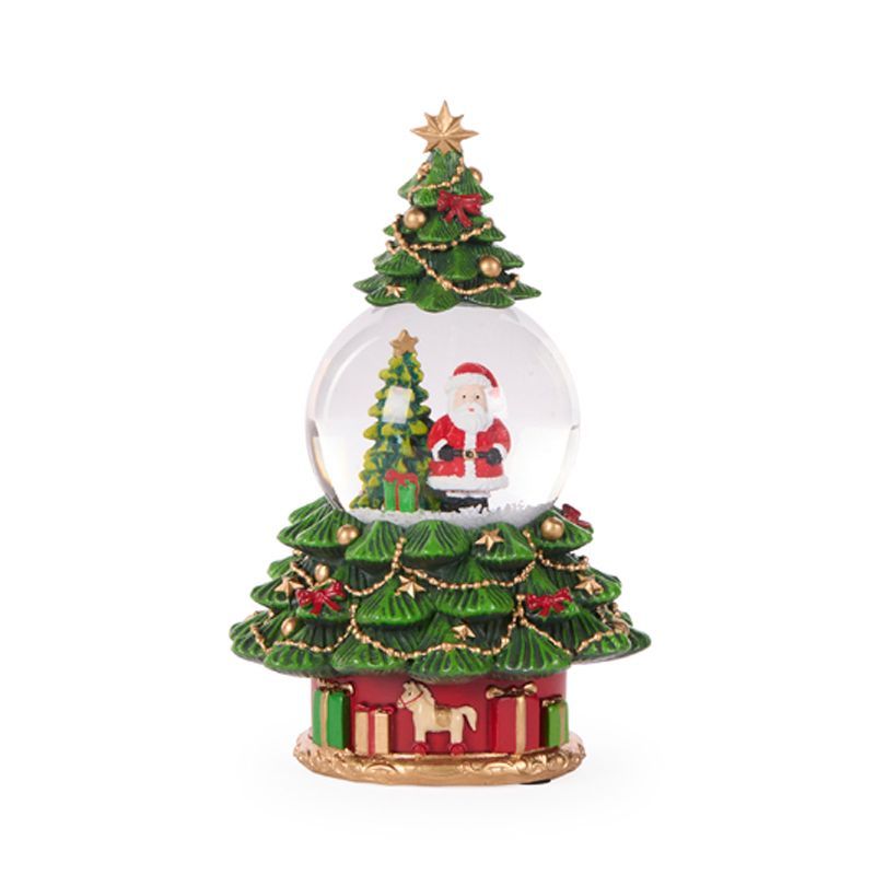 Holly & Ivy TRADITIONAL TREE SNOWGLOBE FXP010