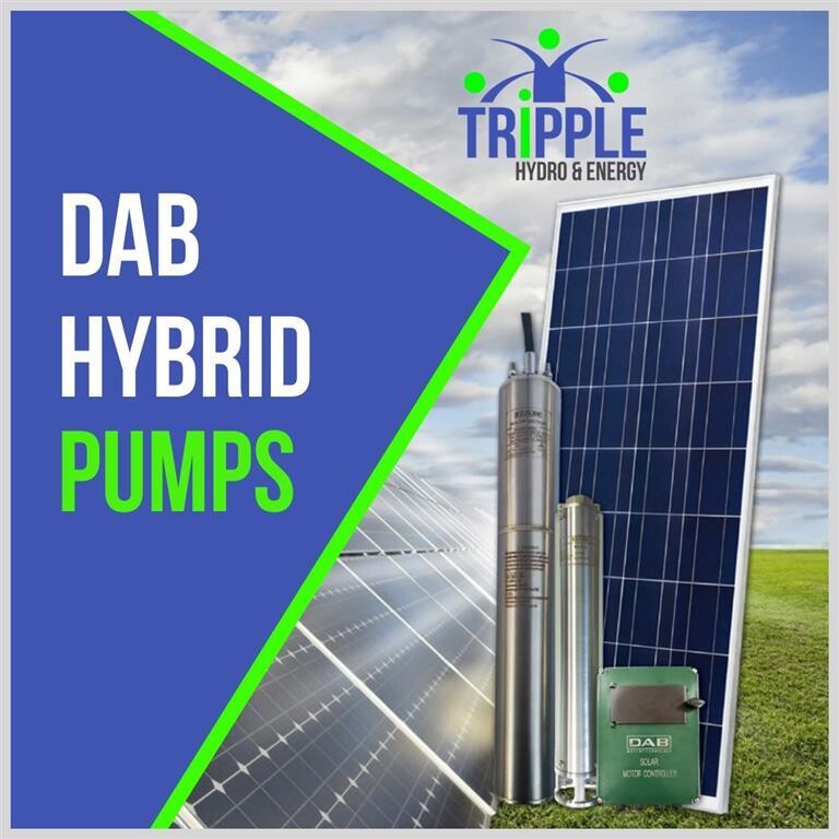 DAB Hybrid Solar Pump (DC &amp; AC) &gt;150m Head