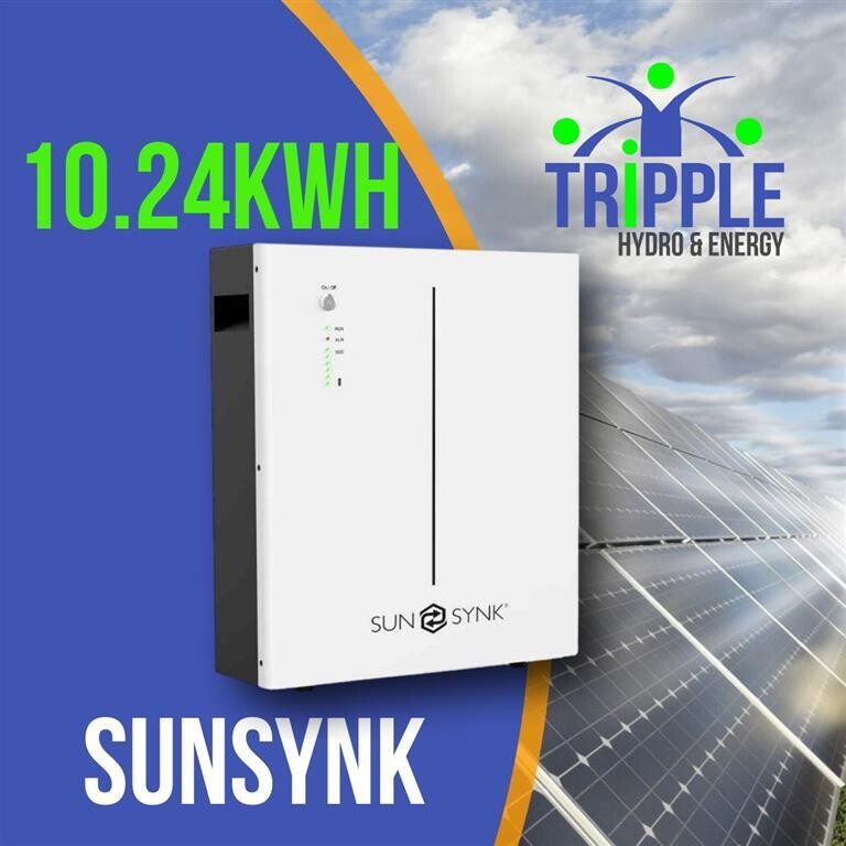 10kW Sunsynk Battery | Sunsynk 200Ah Battery
