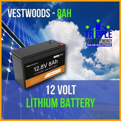 Vestwoods 12V 8Ah Lithium Battery