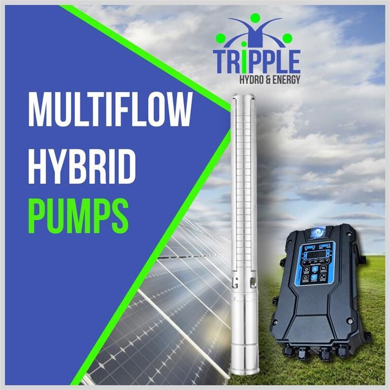 Hybrid Solar Pumps MultiFlow Pen 110 Hybrid Solar Pump Water Pump