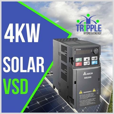 4kW Three Phase 380V Solar VSD Panel