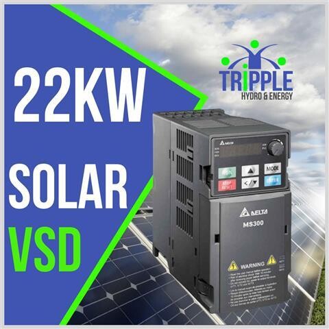 22kW Three Phase 380V Solar VSD Panel