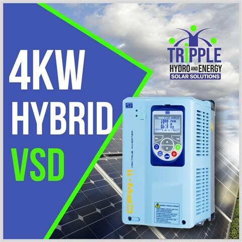 WEG 4kW Hybrid VSD Drive Panel (3kW motor)