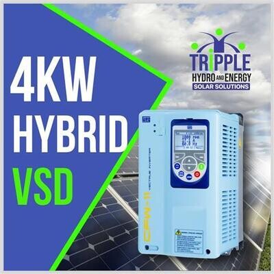 WEG 4kW Hybrid VSD Drive Panel (3kW motor) WEG 4kW Hybrid VSD Drive Panel (3kW motor)