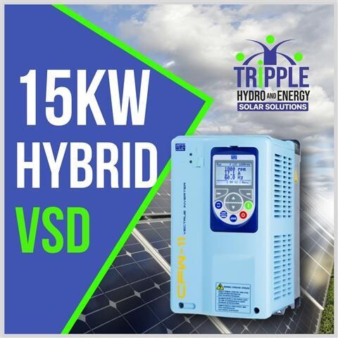 WEG 15kW Hybrid VSD Drive Panel (11kW motor)
