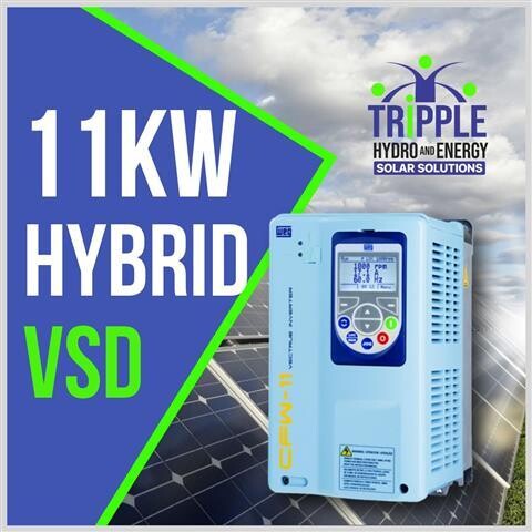 WEG 11kW Hybrid VSD Drive Panel (7.5kW motor)