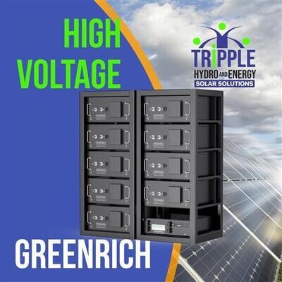 Greenrich High Voltage Battery Bank - 60kWh Greenrich High Voltage Battery Bank - 60kWh