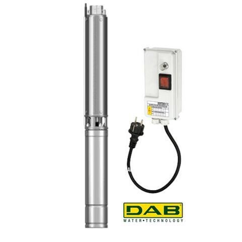 DAB 4OL Borehole Pump Motor &amp; Controller 0.55kW (Single Phase)