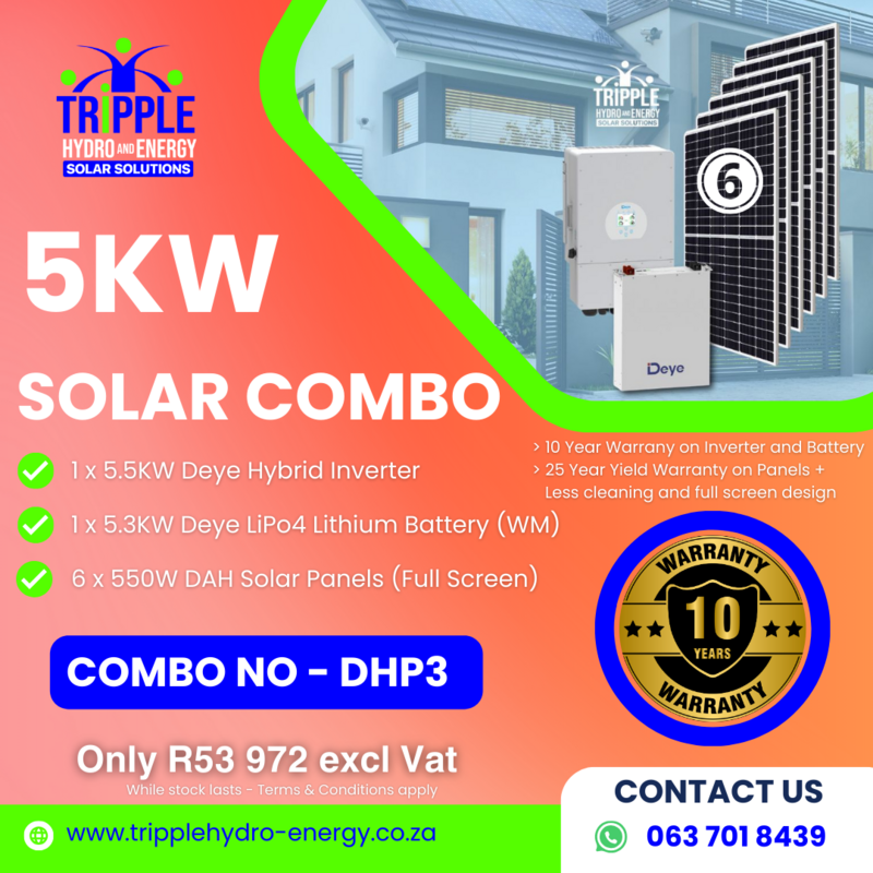 5kW Solar Combo (6 Panel)