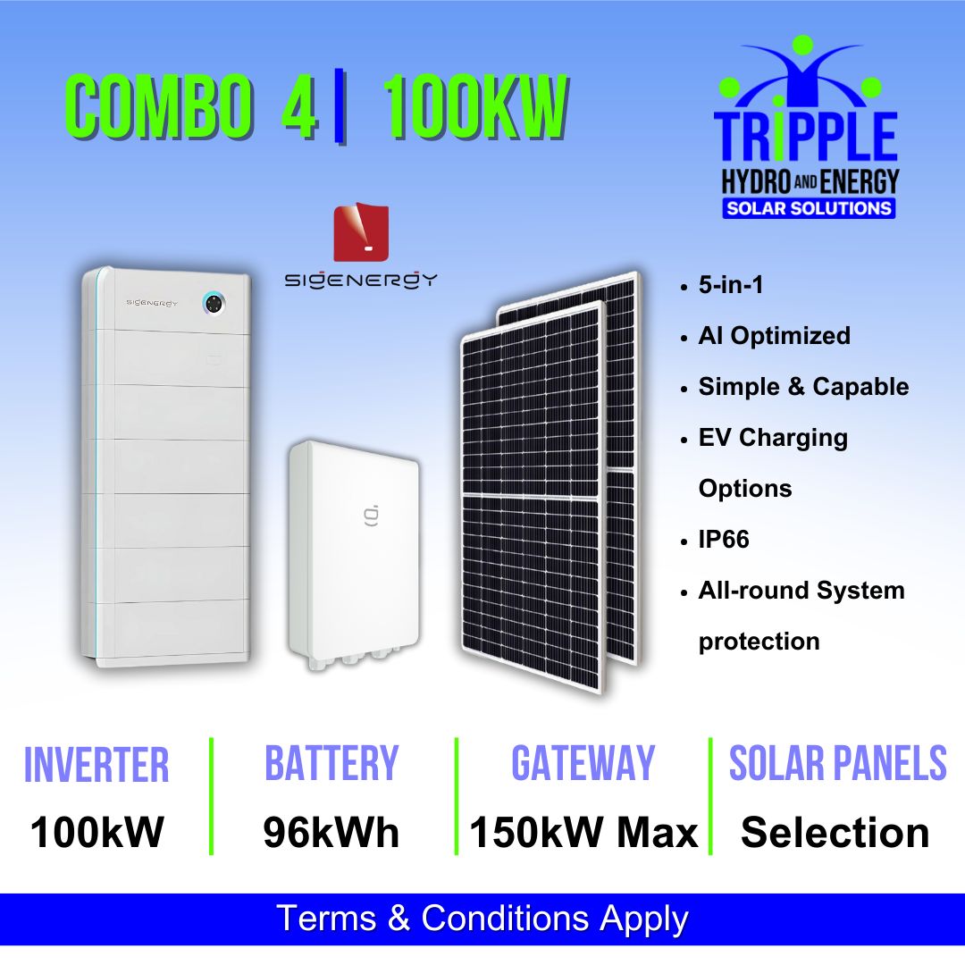 100kW SigenStor 5-in-1 Energy Storage System. Sigenstor, Sigenergy