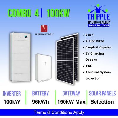 100kW SigenStor 5-in-1 Energy Storage System Combo 4 100kW SigenStor 5-in-1 Energy Storage System. Sigenstor, Sigenergy