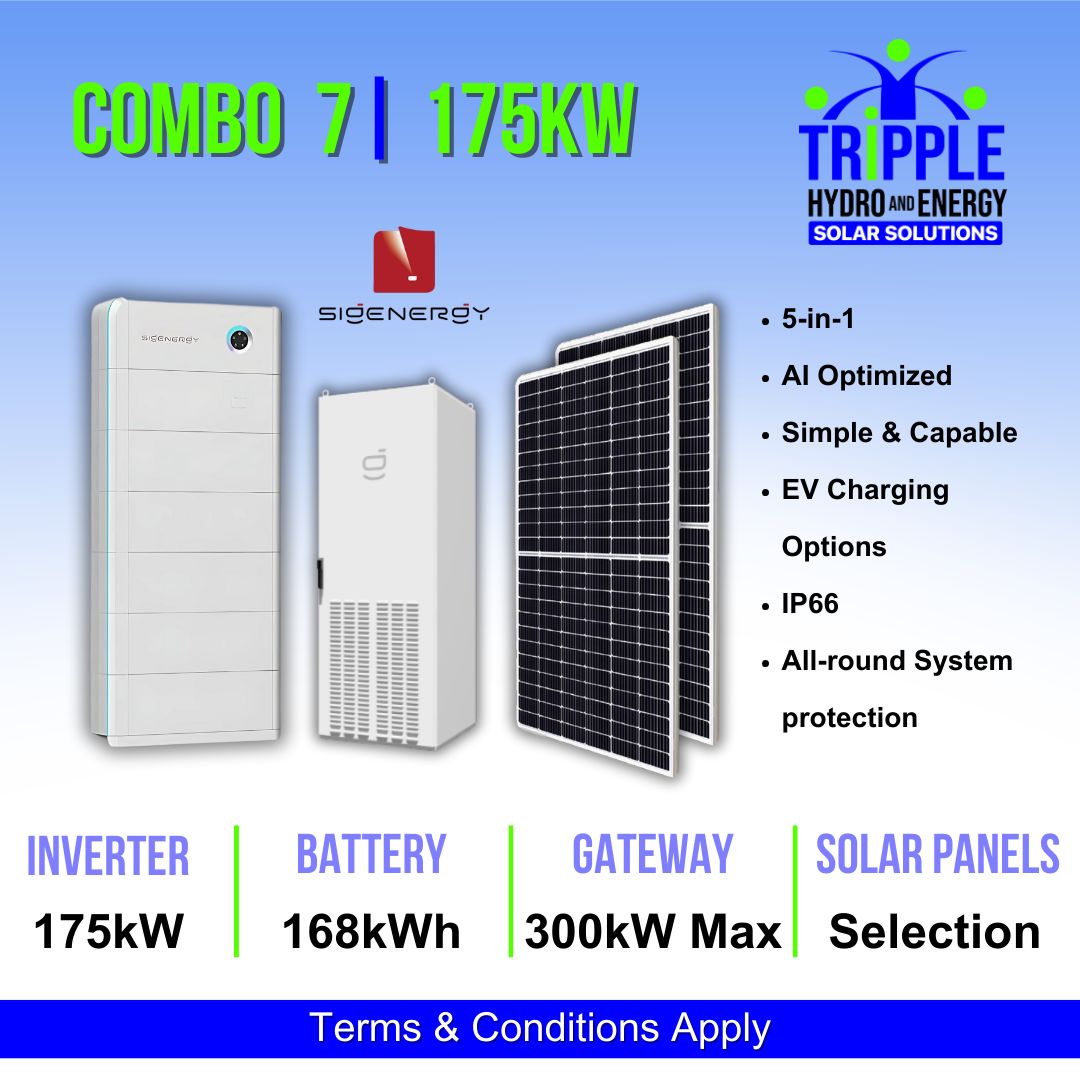 175kW SigenStor 5-in-1 Energy Storage System. Sigenstor, Sigenergy