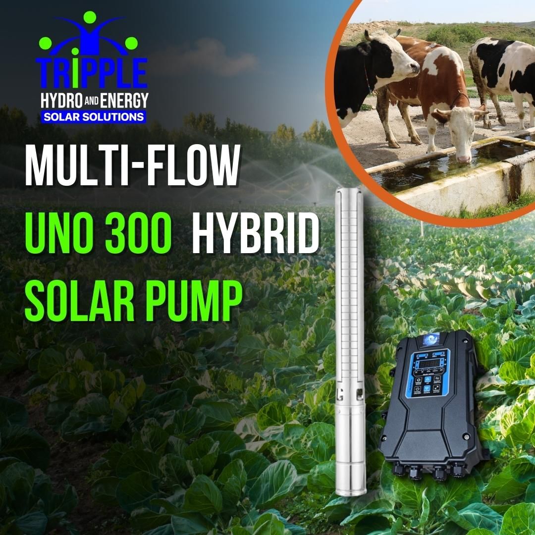 Multi-Flow Uno300 Hybrid Solar Pump (DC &amp; AC)