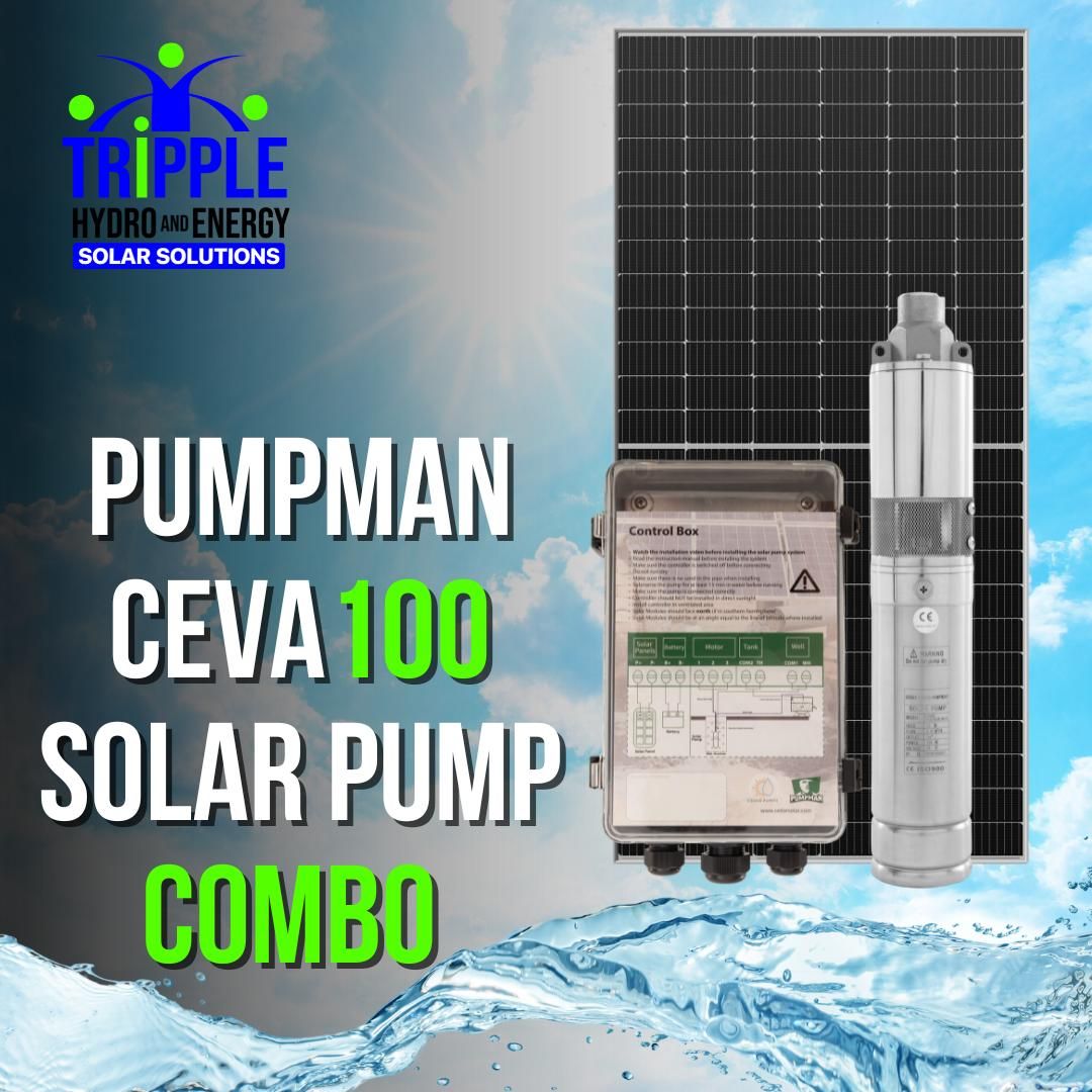 Pumpman Ceva 100 Solar Pump Combo