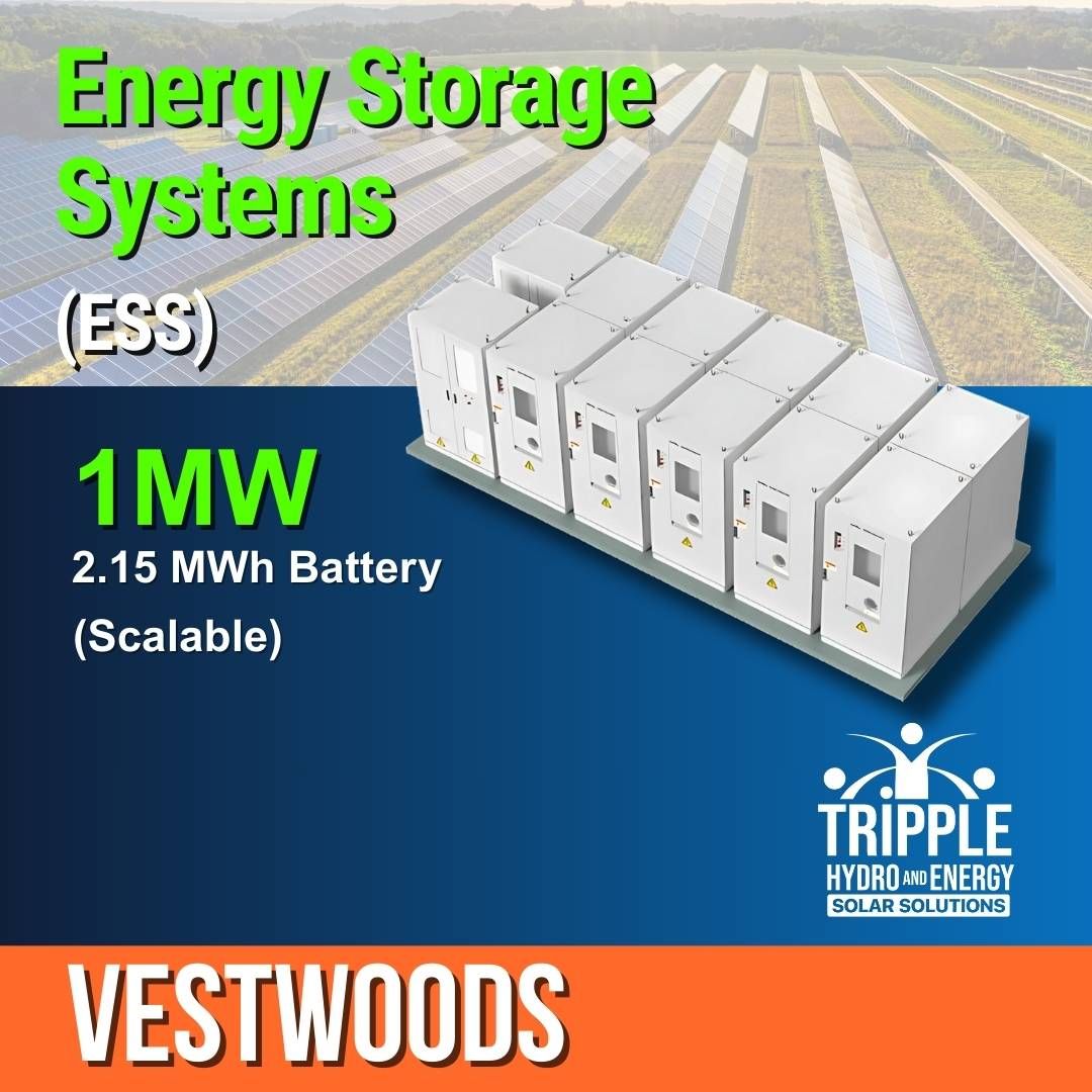 Vestwoods 1 Mega Watt/2.15MWH ESS