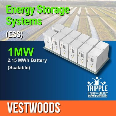 Vestwoods 1 Mega Watt/2.15MWH ESS Vestwoods 1 Mega Watt/2.15MWH ESS