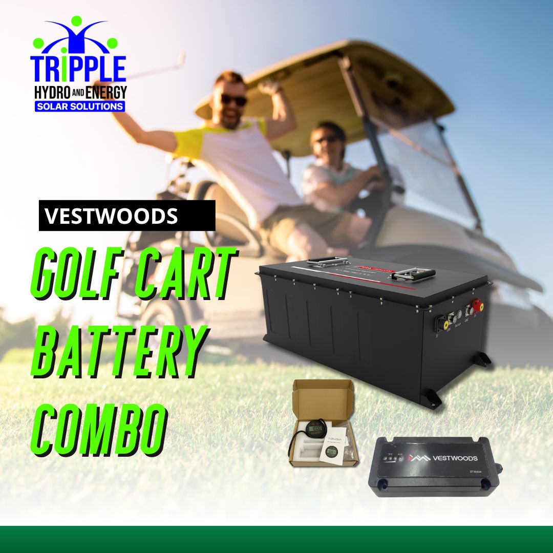 48Volt Golf Cart Battery. Vestwoods Lithium Battery