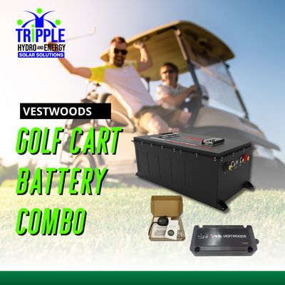 Vestwoods 48V Golf Cart Battery Combo 48Volt Golf Cart Battery. Vestwoods Lithium Battery
