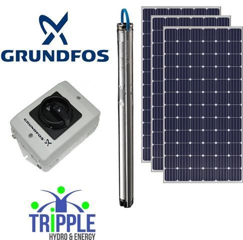 Grundfos Solar Combo1 (80m 5000L per day)