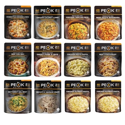 Peak Refuel - Entree Variety 12 Pouch Pack