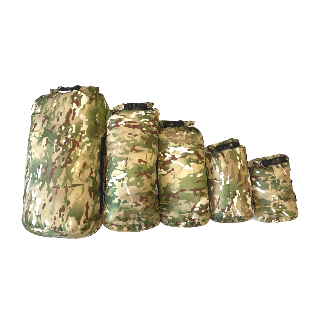 Camo Dry Bags (5 Bag Package)