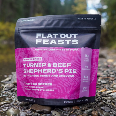 Flat Out Feast - ​Freeze-Dried Turnip & Beef Shepherd's Pie: with Green Beans & Cheddar