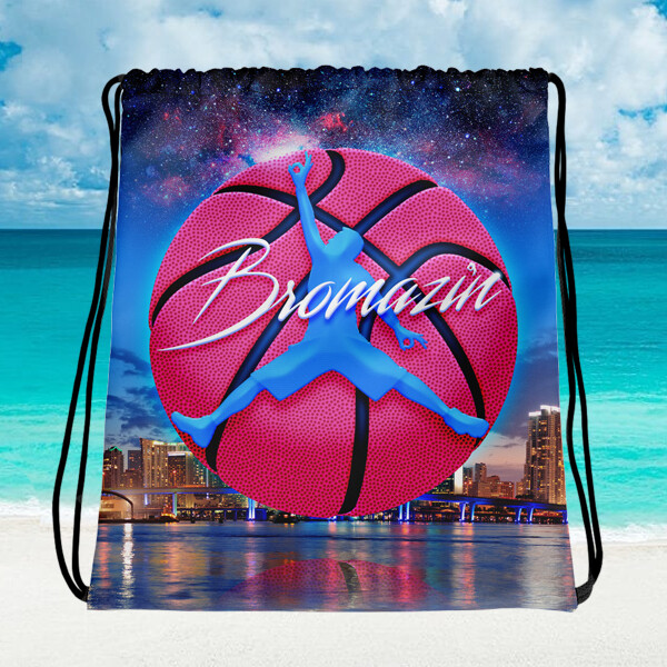 JUMPBRO MIAMI BBALL - BROMAZIN Drawstring bag