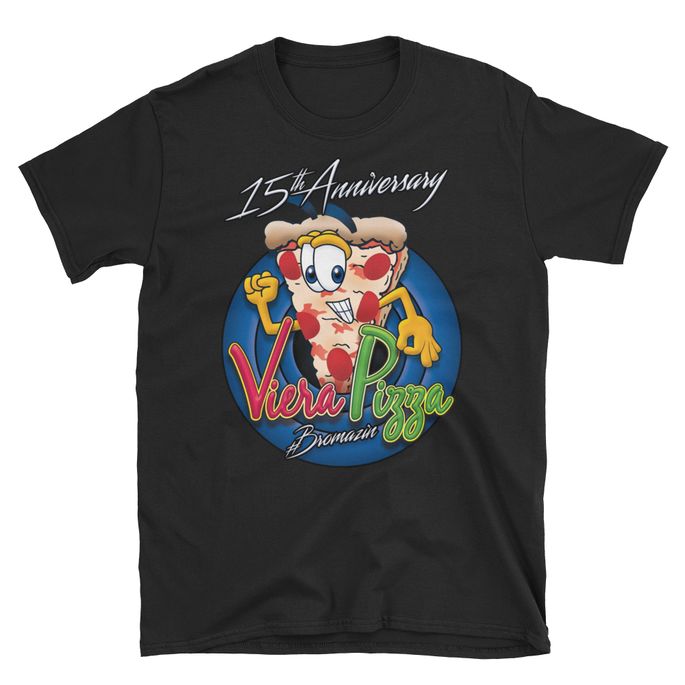 VIERA PIZZA'S 15th ANNIVERSARY JOEY PIZZA JOEMAZIN - BROMAZIN Short-Sleeve Unisex T-Shirt