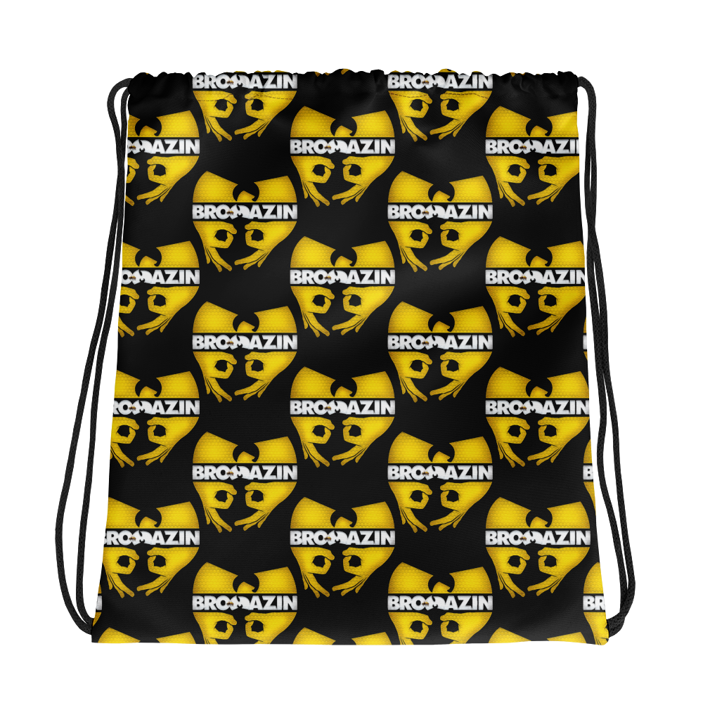 BRO TANG CLAN KILLABEE - WU-TANG KILLER BEE - BROMAZIN Drawstring bag