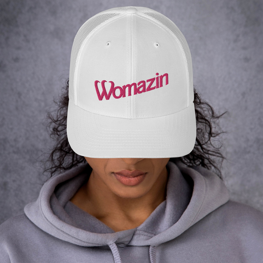 WOMAZIN - BARBIE Trucker Cap, Color: White