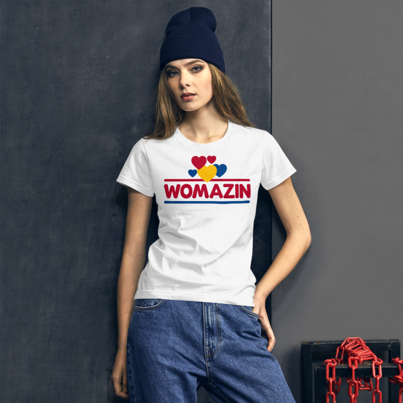 WOMAZIN - WONDER BREAD Women&#39;s short sleeve t-shirt