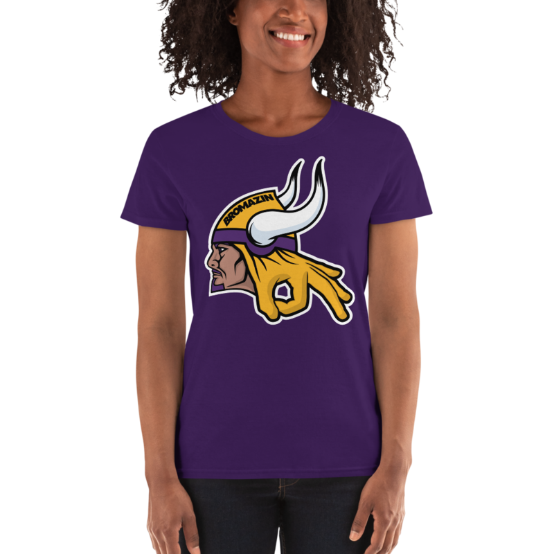 VIKEBROS - BROMAZIN MINNESOTA VIKINGS Women's short sleeve t-shirt