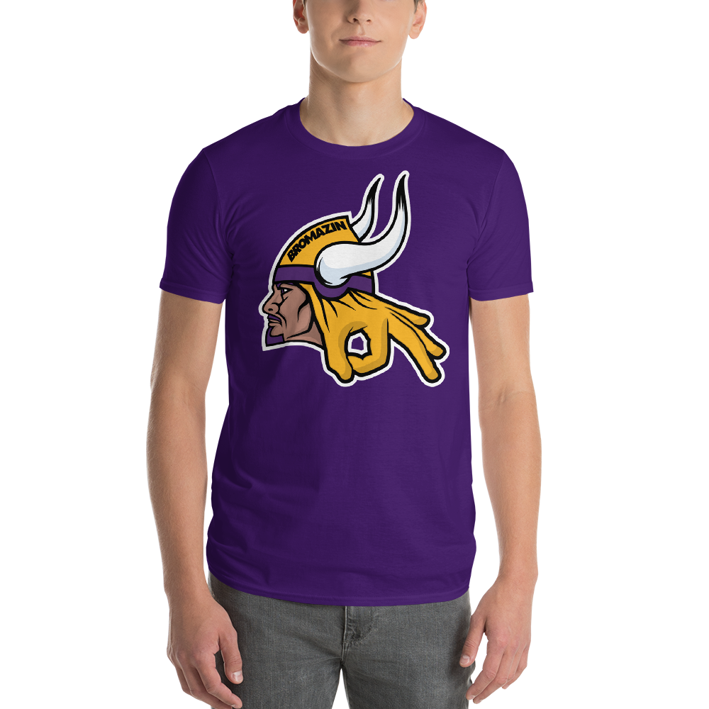 VIKEBROS - BROMAZIN MINNESOTA VIKINGS Short-Sleeve T-Shirt, Size: S