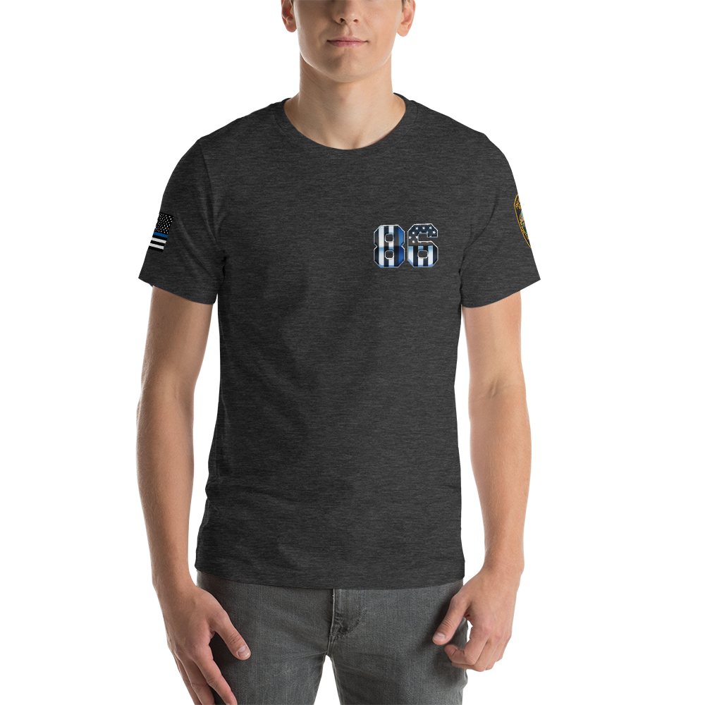 RETIRED 86 Short-Sleeve Unisex T-Shirt, Size: XS
