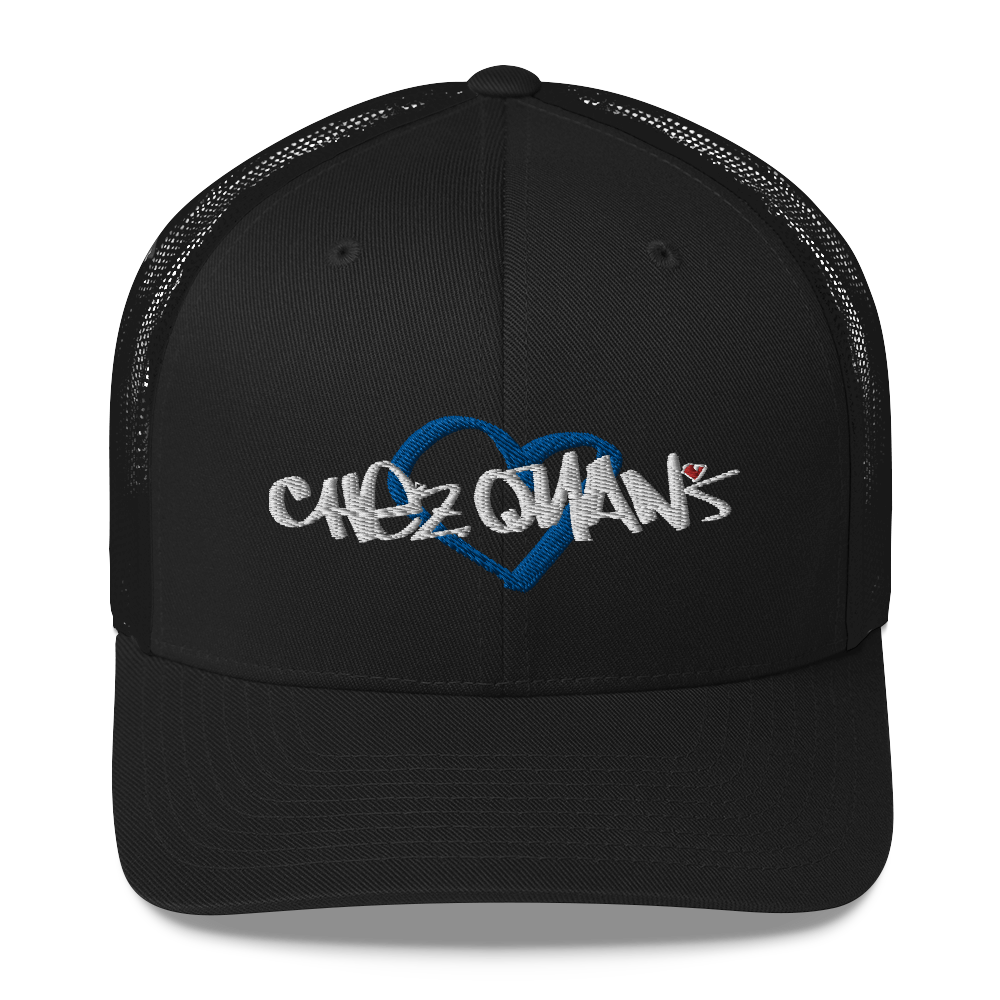 CHEZ QUAN&#39;S Trucker Cap, Color: Black