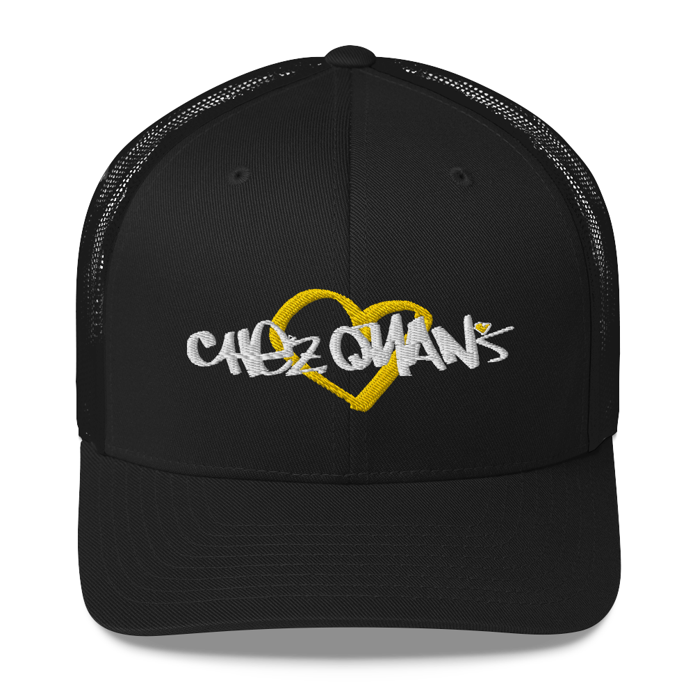 CHEZ QUAN&#39;S Trucker Cap, Color: Black