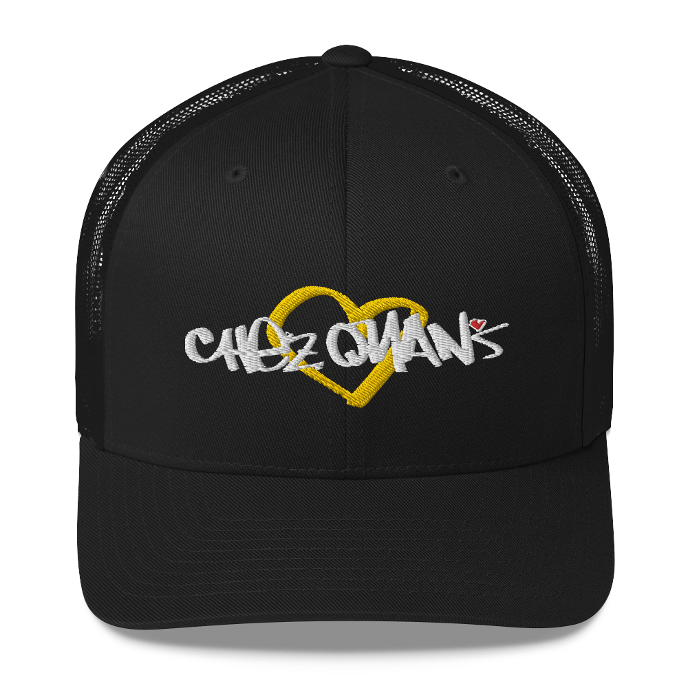 CHEZ QUAN&#39;S Trucker Cap, Color: Black