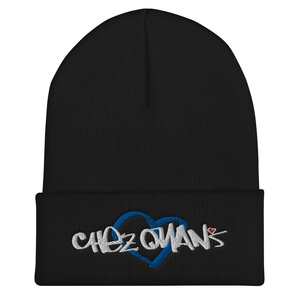 CHEZ QUAN&#39;S Cuffed Beanie, Color: Black