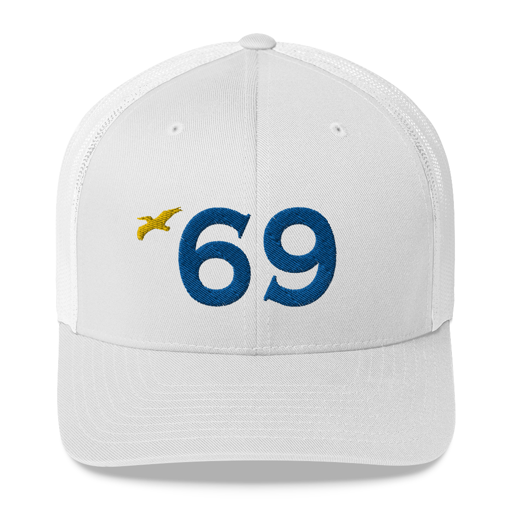 FLOMAZIN THE HARBOR CITY, MELBOURNE, FL 1969 Trucker Cap