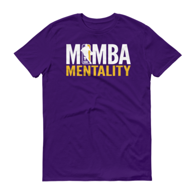 KOBE BRYANT NBA LOGO - MAMBA MENTALITY - BLACK MAMBA Short-Sleeve T-Shirt
