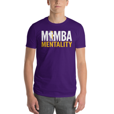 KOBE BRYANT NBA LOGO - MAMBA MENTALITY - BLACK MAMBA Short-Sleeve T-Shirt