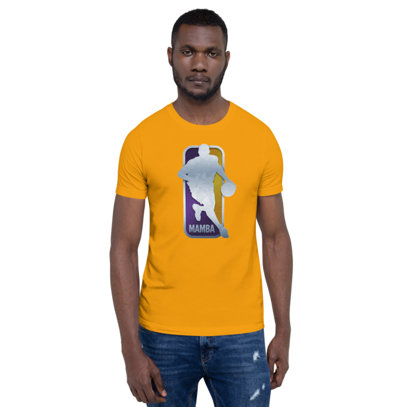 KOBE BRYANT NBA LOGO - MAMBA MENTALITY - BLACK MAMBA Short-Sleeve Unisex T-Shirt