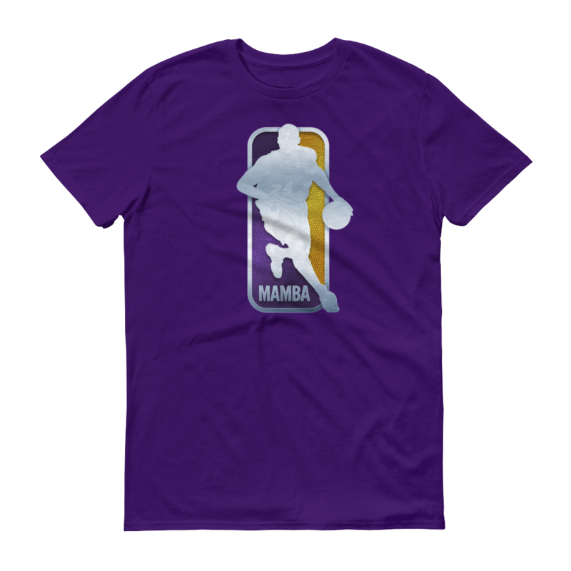 KOBE BRYANT NBA LOGO - MAMBA MENTALITY - BLACK MAMBA Short-Sleeve T-Shirt