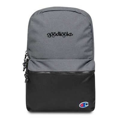 GOOD LOOKS Embroidered Champion Backpack