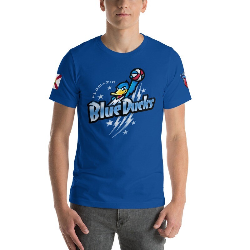 BREVARD BLUE DUCKS - FLOMAZIN Short-Sleeve Unisex T-Shirt