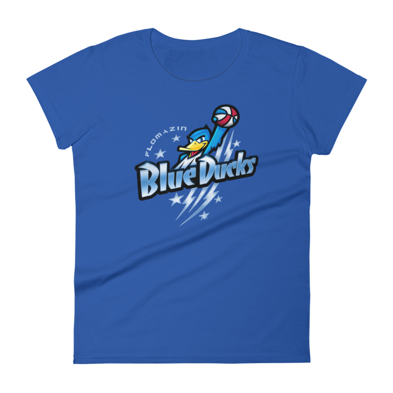 FLOMAZIN BREVARD BLUE DUCKS Women's short sleeve t-shirt