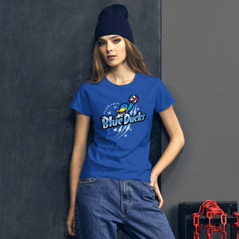 FLOMAZIN BREVARD BLUE DUCKS Women's short sleeve t-shirt