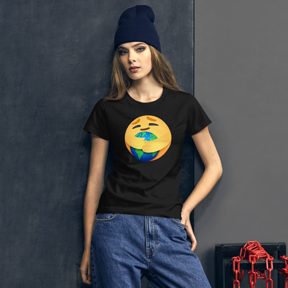 EARTH CARE EMOJI by FLOMAZIN Women's short sleeve t-shirt