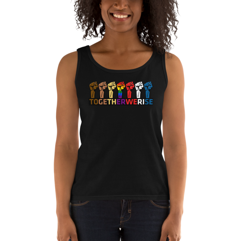TOGETHER WE RISE Ladies' Tank by FLOMAZIN